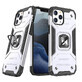 Wozinsky Ring Armor case iPhone 14 Pro gepantserd hoesje magnetische houder ring zilver