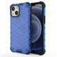 Honeycomb case armored case with gel frame iPhone 13 mini blue