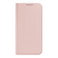 Husă pentru iPhone 15 Plus flip cover și portofel Dux Ducis Skin Pro - roz
