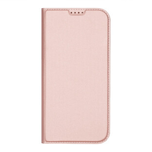 Dux Ducis Skin Pro Tasche für iPhone 16 Pro Max mit Klappe und Kartenfach - rosa