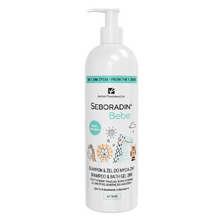 Seboradin Bebe Șampon amp; gel de spălare 2în1 pentru copii, 500 ml