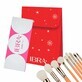 Set de regalo de Navidad Ibra pinceles de maquillaje + paleta iluminadora