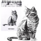 Sketchbook A6 verticale su spirale Cat 60K 120 gsm