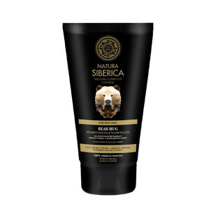 Natura Siberica Men Bear Hug Stimulierendes Gesichtswaschgel für Männer, 150ml