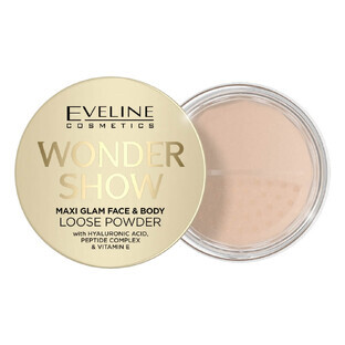 Eveline Cosmetics Wonder Show Pudră liberă iluminatoare pentru față și corp, 6 g