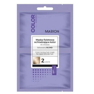 Marion Maschera per capelli viola rinfrescante, 2 x 20 ml