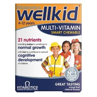 Vitabiotics Wellkid Multi-Vitamin, 30 chewable tablets