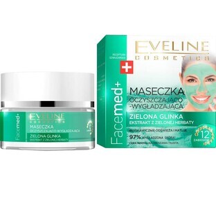 Eveline Cosmetics Facemed+ Masque nettoyant et lissant, 50 ml