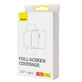 Juego de 2x Baseus NanoCrystal película protectora para Apple Watch 4/5/6/SE/SE 2 44mm + kit de montaje - transparente