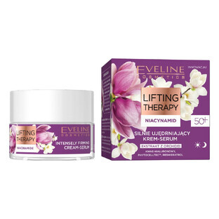 Eveline Cosmetics Lifting Therapy Niacinamide Cremă de fermitate intensivă-serum 50+, 50 ml