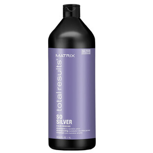 Champú Matrix Total Results So Silver para neutralizar los tonos amarillos, 1000ml