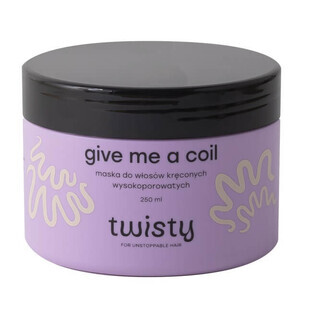 Twisty Give Me A Coil Mask pour cheveux bouclés et très poreux, 250 ml