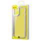 Baseus Crystal Phone Case armored case for iPhone 13 Pro with gel frame gray (ARJT000413)