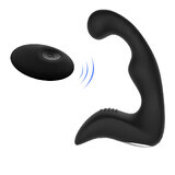 Landy-RTC Remote controlled prostate massager with 9 vibration modes Black