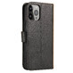 Magnet Case for Samsung A15 with flap and wallet - black