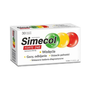 Simecol Forte 240, 30 capsules