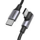 Ugreen Kabel US334 70643 USB-C (gewinkelt) / USB-C (gerade) 100W PD 1m - schwarz