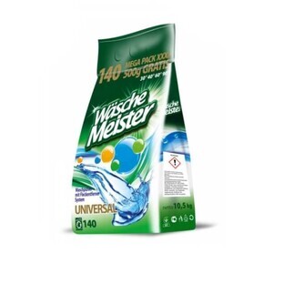 WascheMeister, detersivo universale in polvere, 10,5 kg