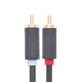 Ugreen AV104 10520 cable de audio 2RCA (macho) / 2RCA (macho) de 5 m - gris