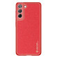 Dux Ducis Yolo elegant eco piele capac caz Samsung Galaxy S22+ (S22 Plus) roșu