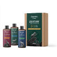Sylveco Duetus For Men Set Gel douche hydratant 300 ml + Gel douche nourrissant 300 ml + Gel douche énergisant 300 ml