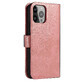 Magnet Case étui élégant avec fonction flip cover et stand iPhone 13 Pro rose