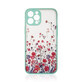 Design Case für iPhone 12 Pro florale Hülle hellgrün