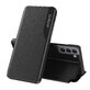 Eco Leather View Case elegante hoes met flipcover en standaardfunctie Samsung Galaxy S22+ (S22 Plus) zwart