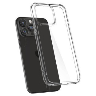 Carcasă Spigen Crystal Hybrid pentru iPhone 15 Pro Max - Transparentă