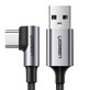 Ugreen Kabel US284 50942 USB-A (gerade) / USB-C (gewinkelt) 3A 2m - grau