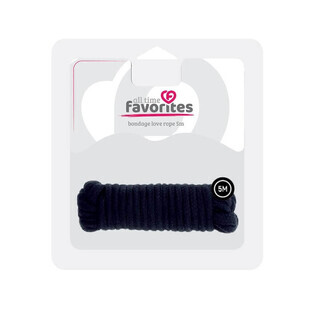 Dream Toys All Time Favorites Love Rope Nero 5 m corda di contenimento