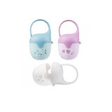 Elefant pacifier box in various colours, Babyono