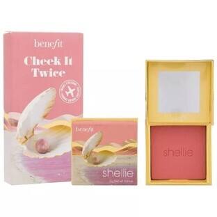 Benefit Cheek It Twice Blush Set Shellie Warm-Seashell Pink, 2 x 6 g