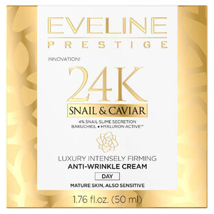 Eveline Cosmetics Prestige 24k Snail amp;Caviar Cream ?anti-wrinkle day cream, 50ml