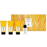Acqua di Parma Barbiere Daily Ritual Colonia Apă de colonie, 20 ml + Gel de spălare pentru față, 40 ml + Cremă de bărbierit, 40 ml + Cremă de față, 40 ml
