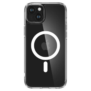 Spigen Ultra Hybrid Mag Tasche mit MagSafe für iPhone 15 - weiß