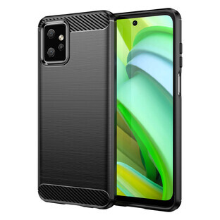 Etui en carbone pour Motorola Moto G Power 2023 Etui en carbone en silicone flexible noir Etui en carbone pour Motorola Moto G Power 2023 Etui en carbone en silicone flexible noir