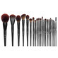 Jessup Makeup Lover Colección de brochas de maquillaje Phantom Black set de brochas de maquillaje, 21 piezas