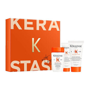 Kerastase Nutritive set voedende haarshampoo, 80 ml + voedende haarmelk, 75 ml + thermale nectar voor haar, 50 ml