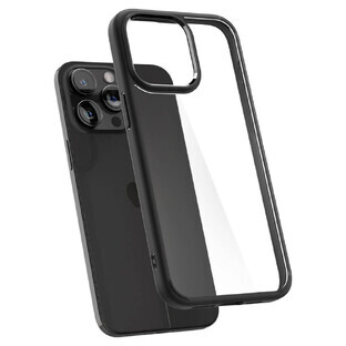 Carcasă Spigen Ultra Hybrid pentru iPhone 15 Pro - negru mat