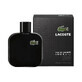 Agua de Colonia Lacoste L.12.12 Noir, 100 ml