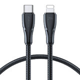 Joyroom Surpass Series A11 Lightning / USB-C 20W cablu 1,2 m - negru