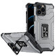 Crystal Ring Case armored hybrid case cover + magnetic holder iPhone 13 Pro black