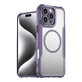 Funda de silicona Leading Series MagSafe para iPhone 16 Pro - morado