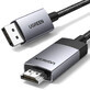 Ugreen DP119 15773 DisplayPort / HDMI 4K 60Hz cablu 1m - gri