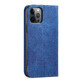Magnet Fancy Case pour iPhone 12 Pro Max étui portefeuille carte support de carte bleu
