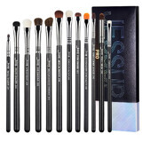 Jessup Pro Set di pennelli per ombretto T339, 12 pezzi