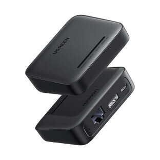 Scheda di rete esterna Ugreen adattatore stampante nero (CM428)