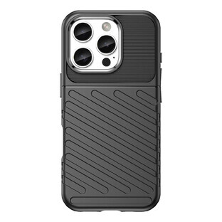 Thunder Case Silikonhülle für iPhone 16 Pro Max - schwarz