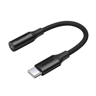 Ugreen AV161 adattatore per cuffie mini jack 3,5 mm (femmina) / USB-C (maschio) 10 cm - nero Ugreen AV161 adattatore per cuffie mini jack 3,5 mm (femmina) / USB-C (maschio) 10 cm - nero